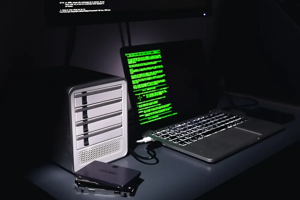Estacion de trabajo de ciberseguridad con configuracion DMARC y autenticacion de email